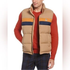 ORIGINAL PENGUIN
Men's Out Channeled Water Resistant Vest size Medium